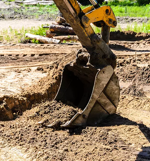 Travaux de démolition à Brive-la-Gaillarde en Corrèze